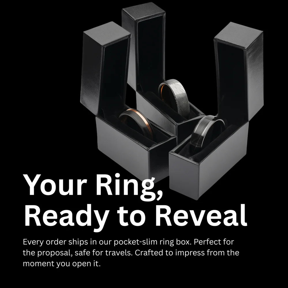 Discover the difference with Sesto Synergy rings — custom engraved, handcrafted in New York, waterproof, and backed by a lifetime resize guarantee.