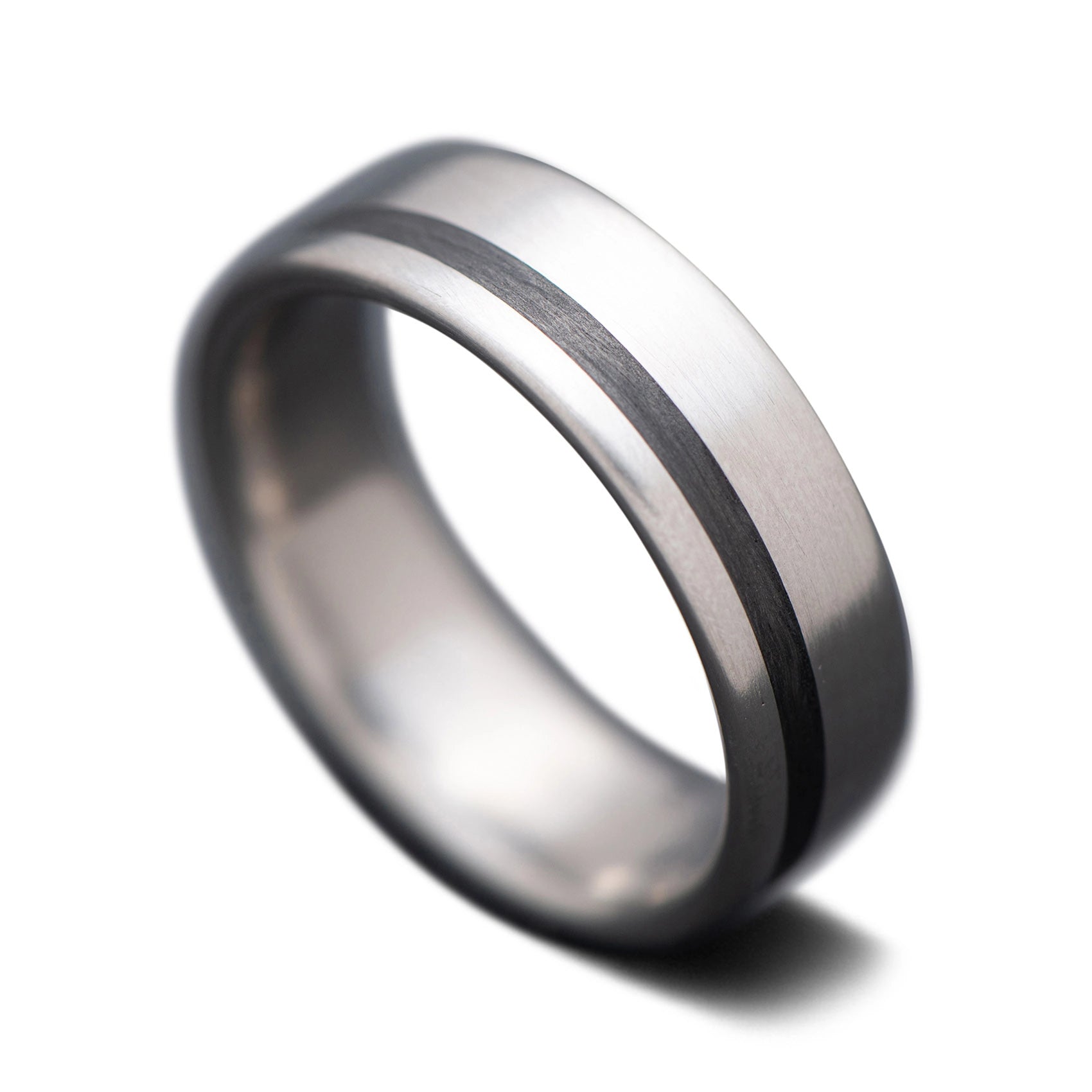 Titanium Core Ring with Unidirectional inlay, 7mm -THE SHIFT