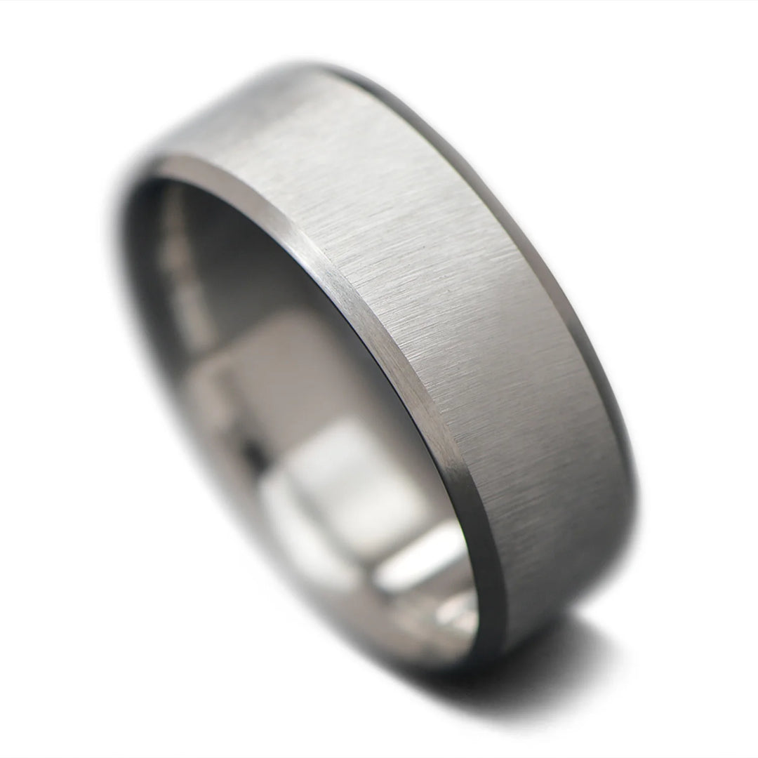 Titanium Ring | Bevel Profile | Men's & Woman's. – Sesto Synergy